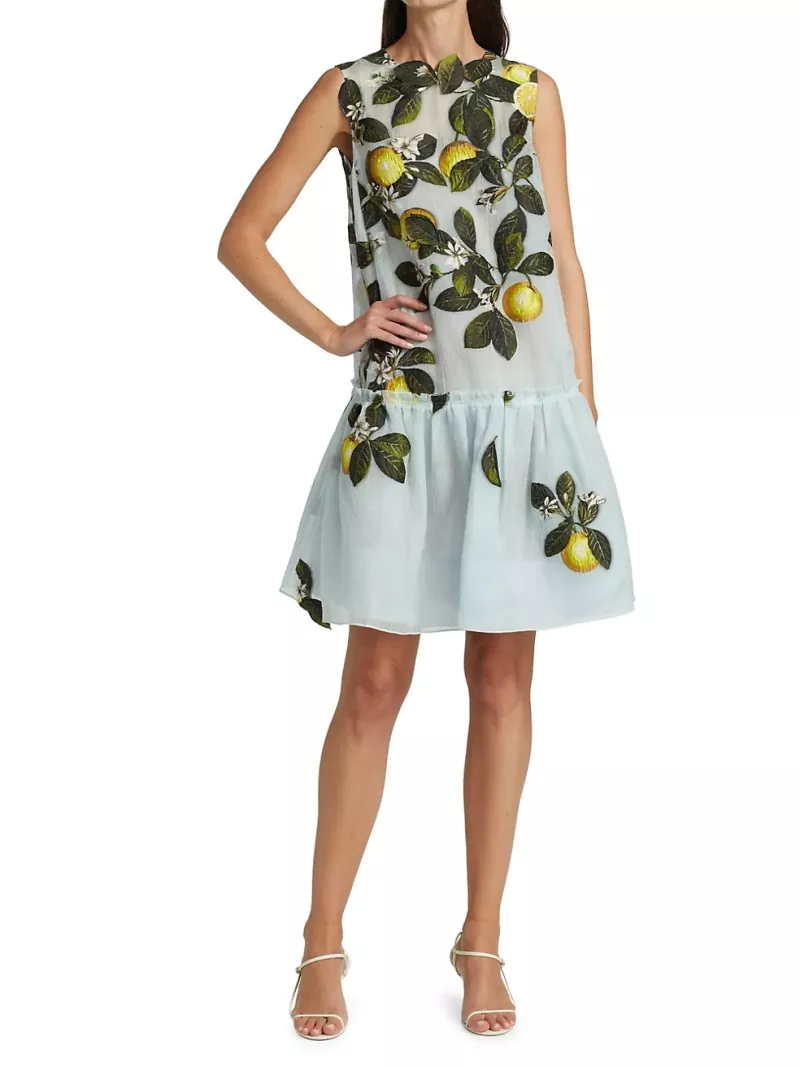 Vestido Citrus primavera