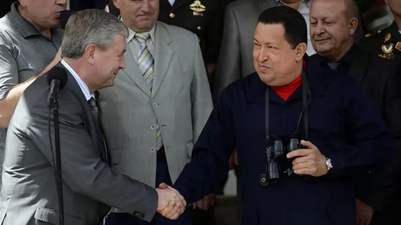 Hugo Chavez aparece en television