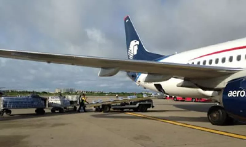 El apoyo de Aeroméxico, así como de otras aerolíneas comenzó desde el lunes y martes. (Foto: Tomada de twitter.com/AeroMexico_com)