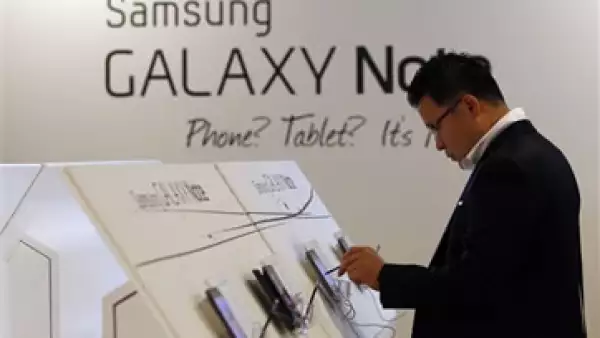 El Galaxy Note es el dispositivo más popular de Samsung después del Galaxy S.  (Foto: AP)