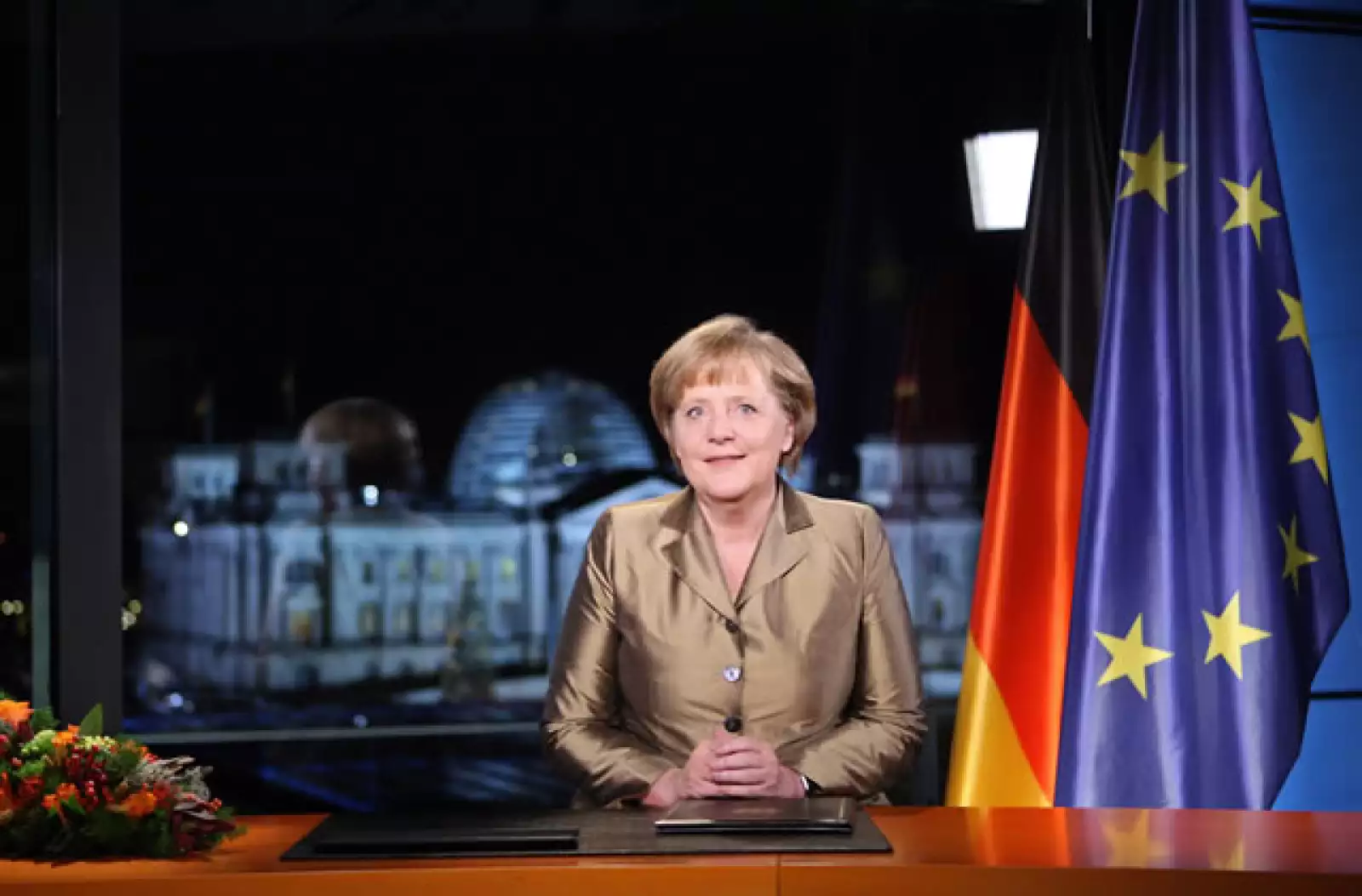 Angela Merkel en el número 1. Con 58 años, la canciller alemana encabezó la lista por séptima vez consecutiva.