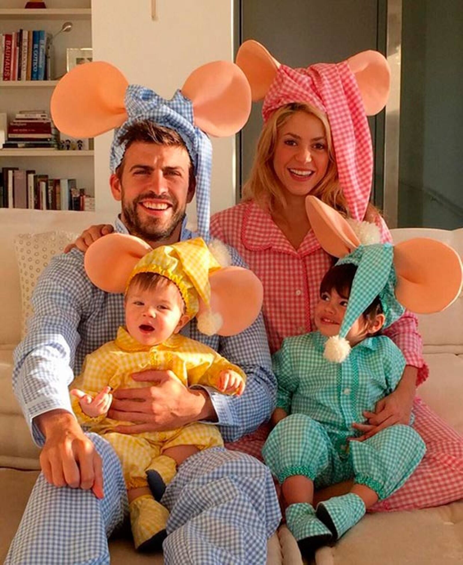 El retrato familiar de Shakira y su familia que nos robó el corazón