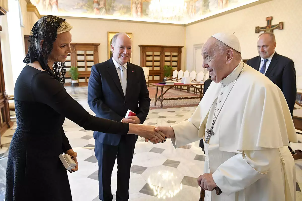 Monaco's Royals Meet Pope Francis, The Vatican, Rome, Italy - 20 Jul 2022