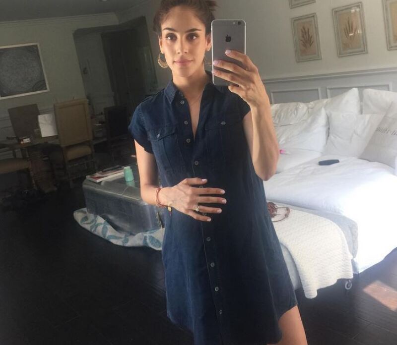 Sandra Echeverría ha compartido selfies de su embarazo, situación que agradecen sus fans.