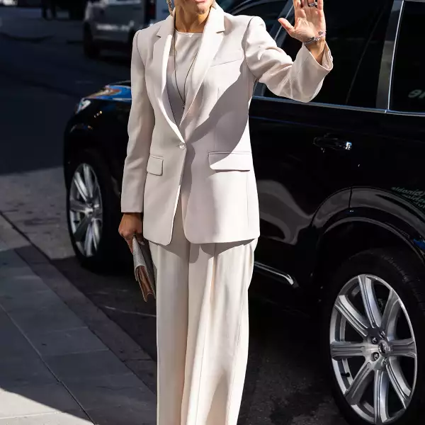 Crown Princess Victoria Of Sweden Visits Sustainable Fashion Hub