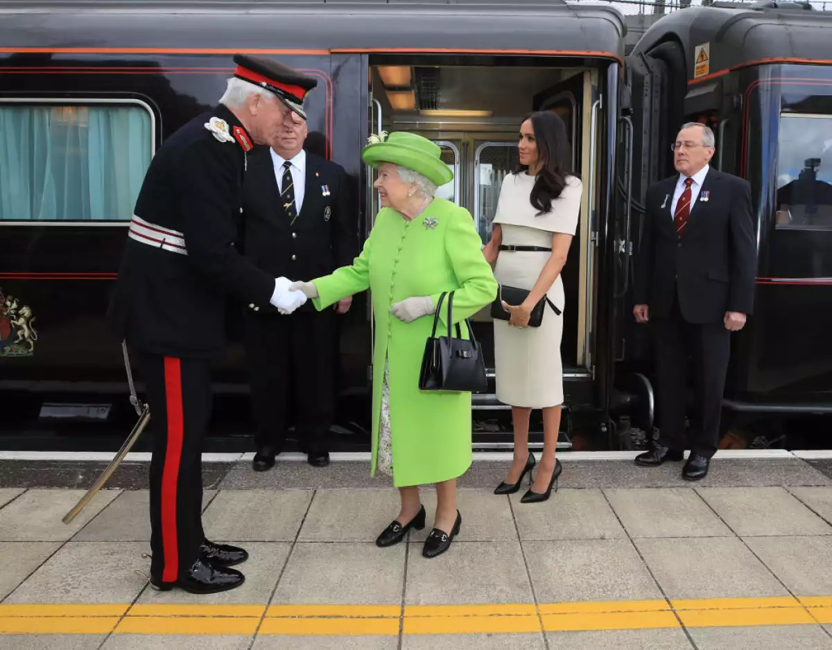 Viaje de Meghan en el tren real