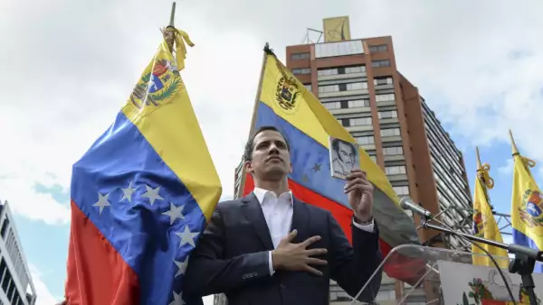 Juan Guaidó, líder opositor de Venezuela. 