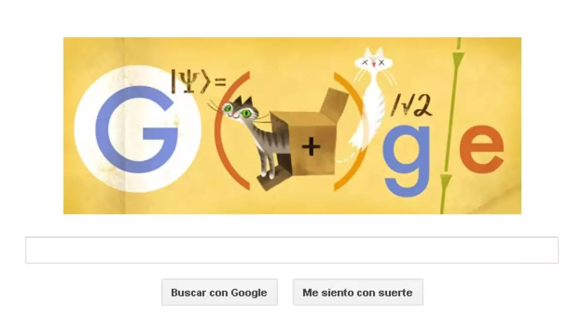 doodle, google, schrodinger, mecanica