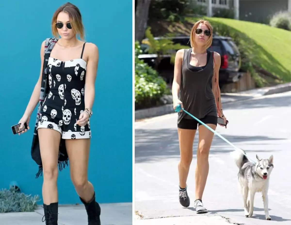 Al parecer la cantante tiene dos amores en su vida y no hablamos de su novio Liam Hemsworth, no, se trata de su celular y sus gafas.
