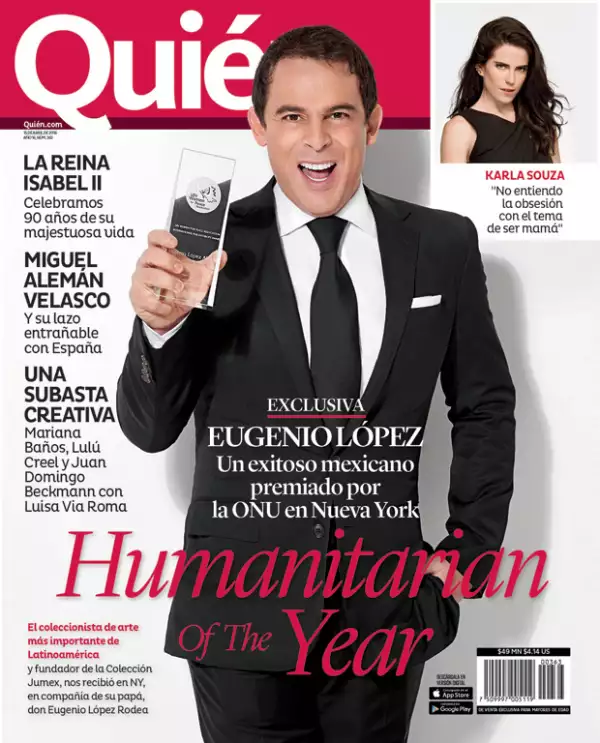 El empresario y coleccionista de arte tiene un logro más en su vida y no podíamos dejar de pasar la oportunidad de platicar con él desde Nueva York.