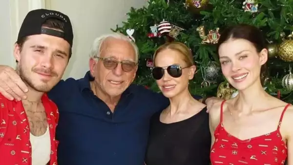 Brooklyn Beckham, Nelson Peltz, Claudia Heffner Peltz y Nicola Peltz