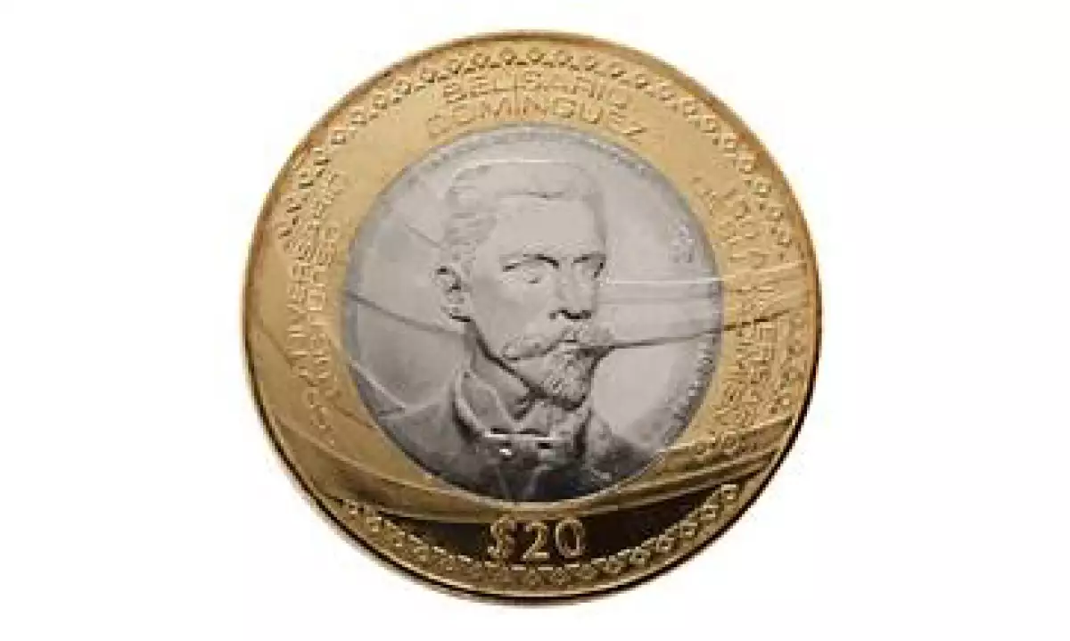 Sobre el retrato del senador aparece la leyenda “Belisario Domínguez ennobleció a la patria”. (Foto: Cortesía Banxico)