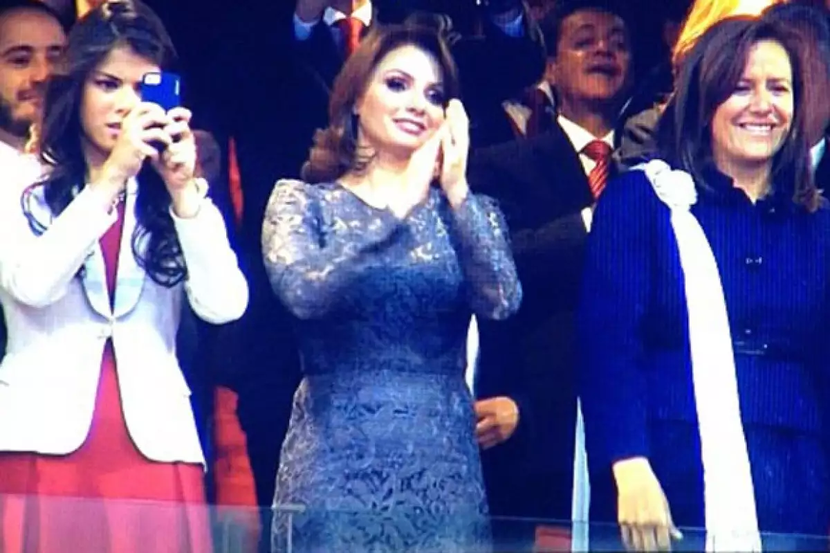 Paulina Peña, Angélica Rivera y Margarita Zavala.