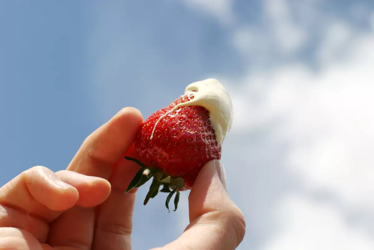 Strawberry and cream