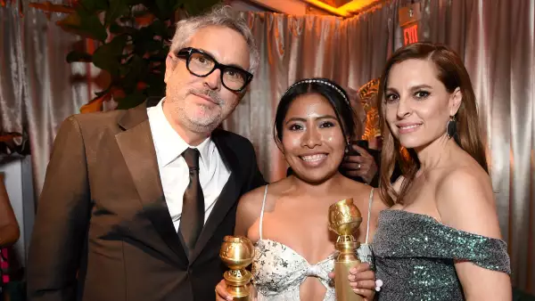 Alfonso Cuarón, Yalitza Aparicio y Marina de Tavira