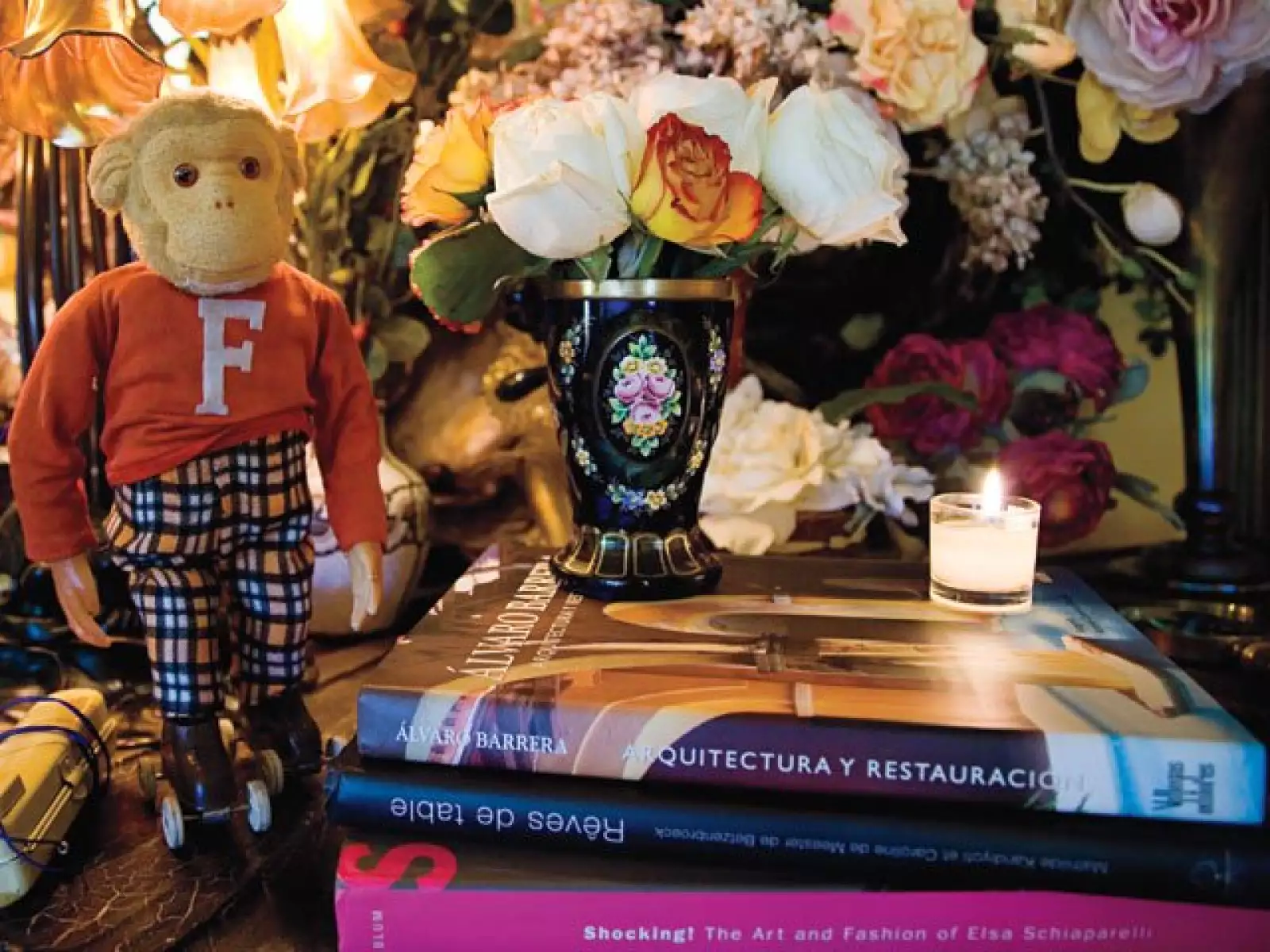 PARA LOS SERES QUERIDOS. La señora Berger se interesó aún más por los muñecos cuando nacieron sus nietos.