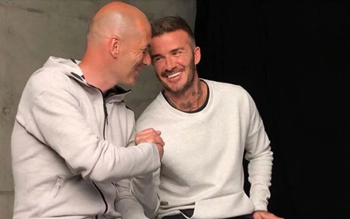 Zinedine Zidane y David Beckham