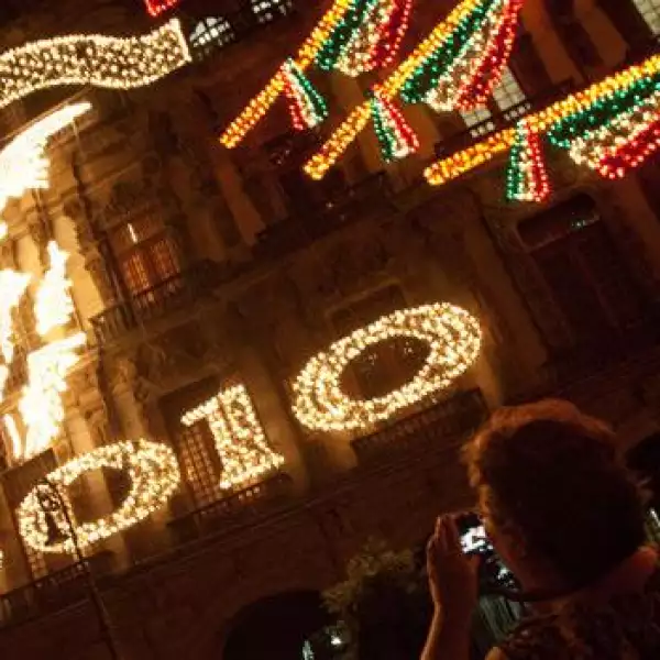 iluminación Zócalo