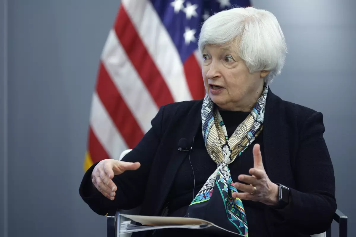Treasury Secretary Yellen Speaks At The Atlantic Council Forum