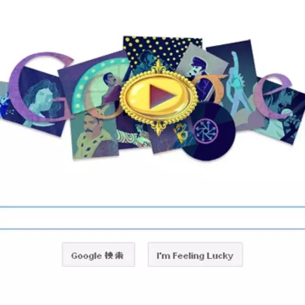 freddie mercury en un doodle interactivo de google