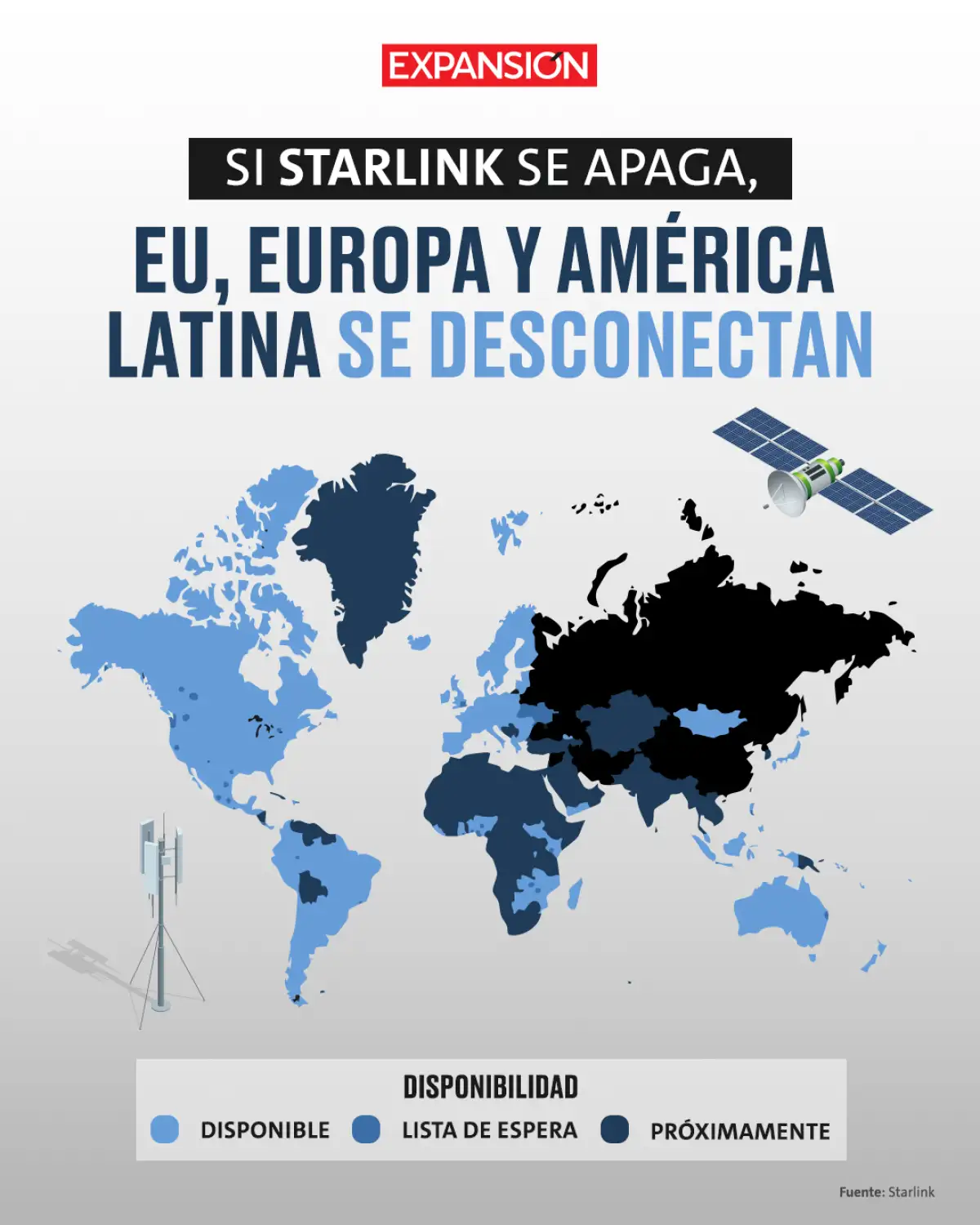 Cómo el internet de Elon Musk se convirtió en un monopolio satelital ...