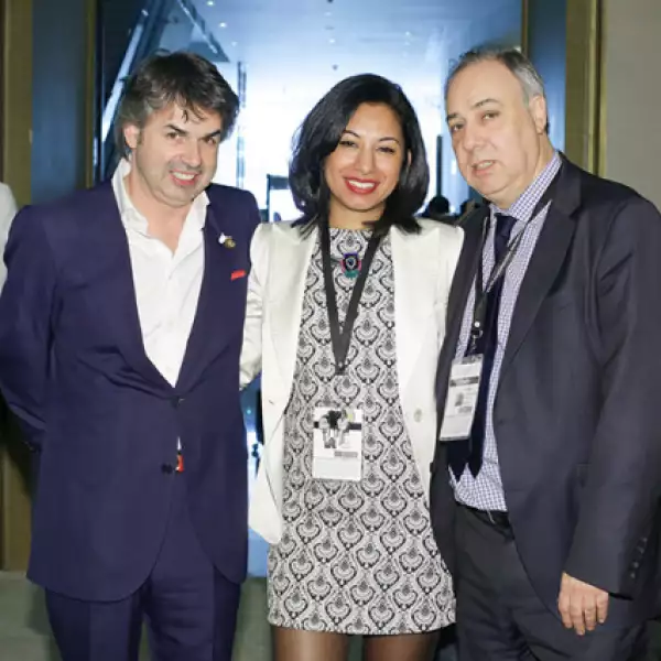 Franc Vila,Yuliana Ramírez y Jorge Puentes