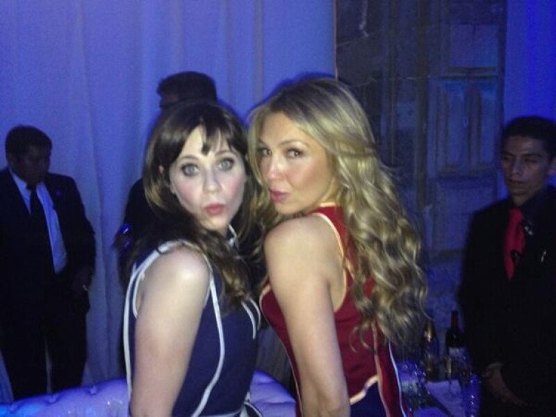 Zooey y Thalía fueron las invitadas de honor de la fiesta.