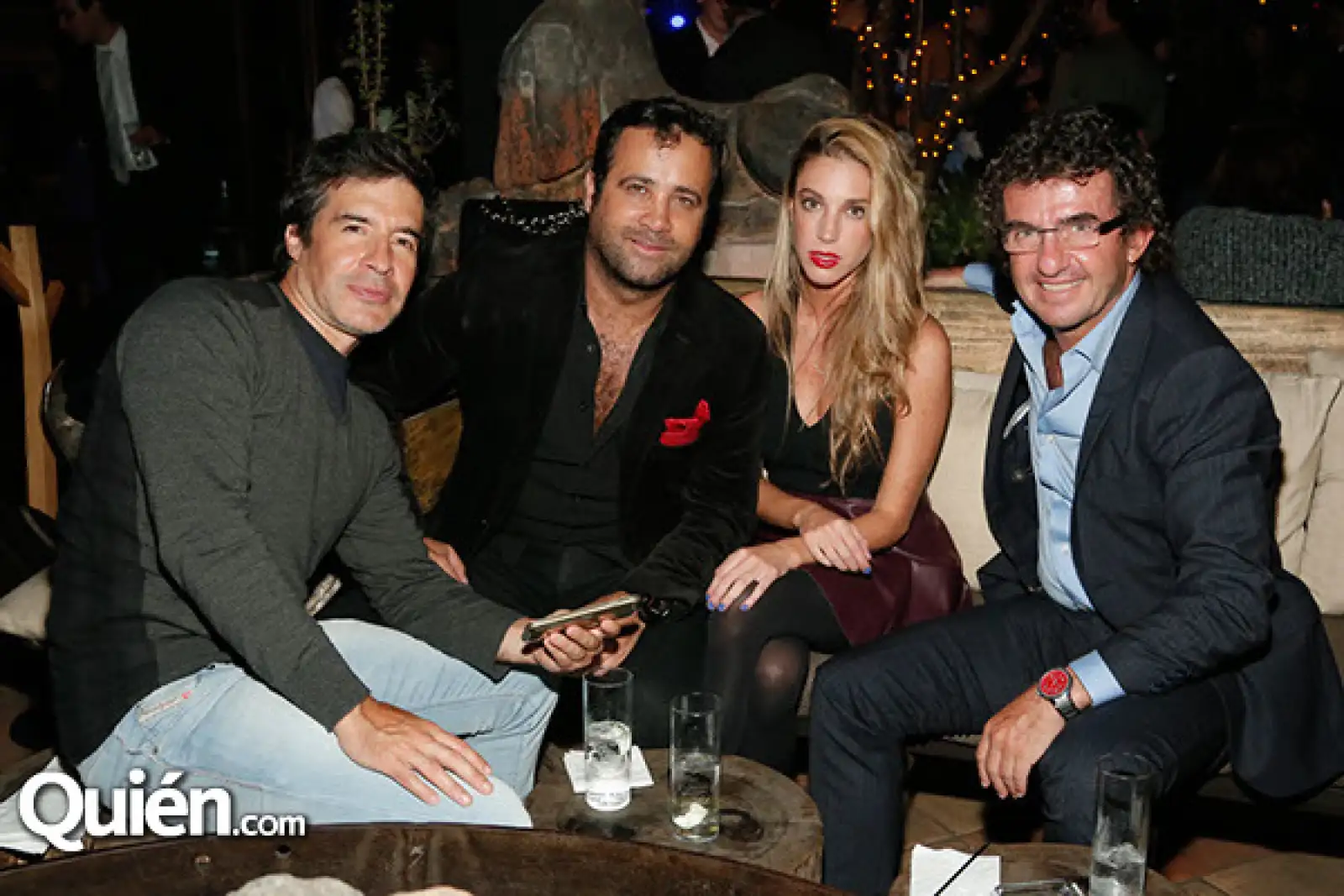 Miguel Angel Fox, Bobby Slim, Anna Tazzer y Fredy Helfon