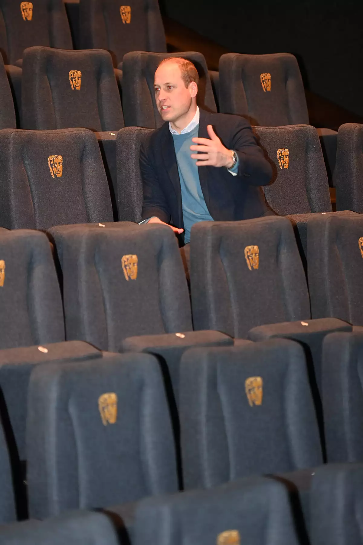 The Duke Of Cambridge Visits New BAFTA Headquarters