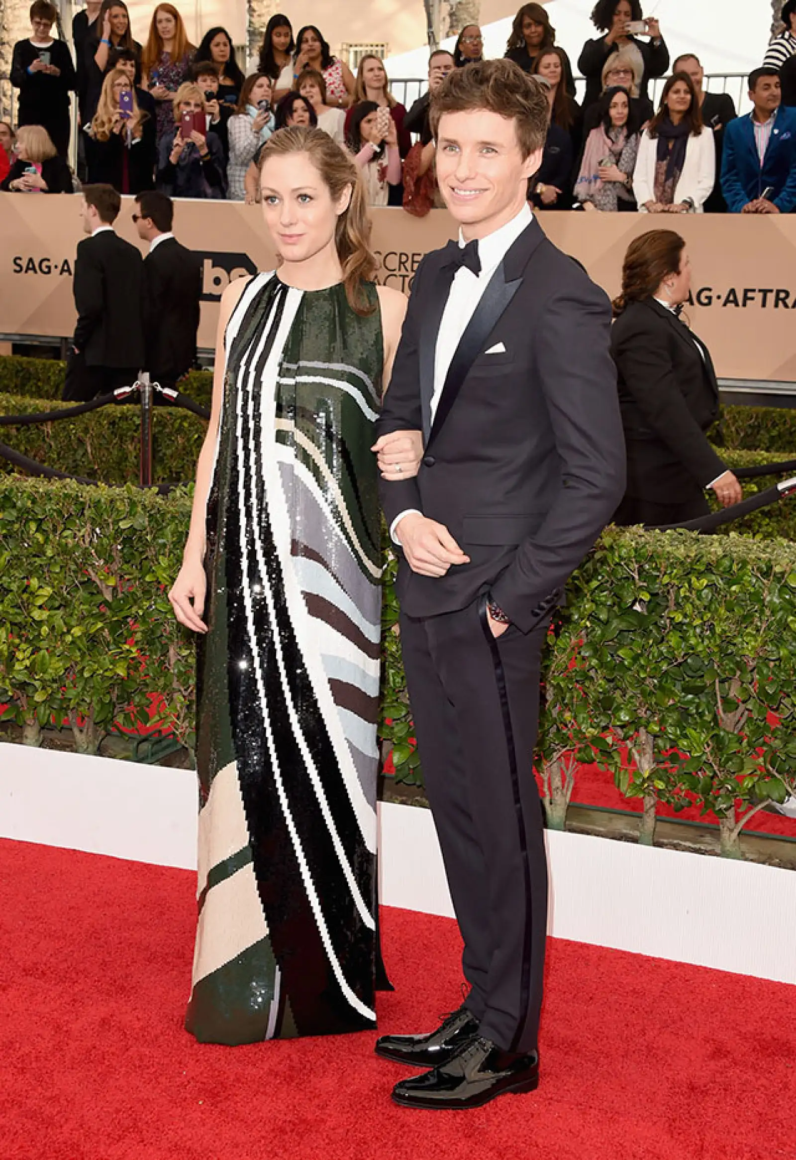 Eddie Redmayne y Hannah Bagshawe