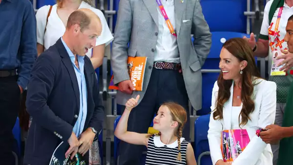 Príncipe William, princesa Charlotte y Kate Middleton