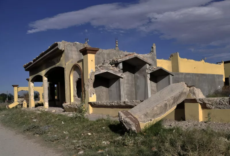 Casas destruidas 