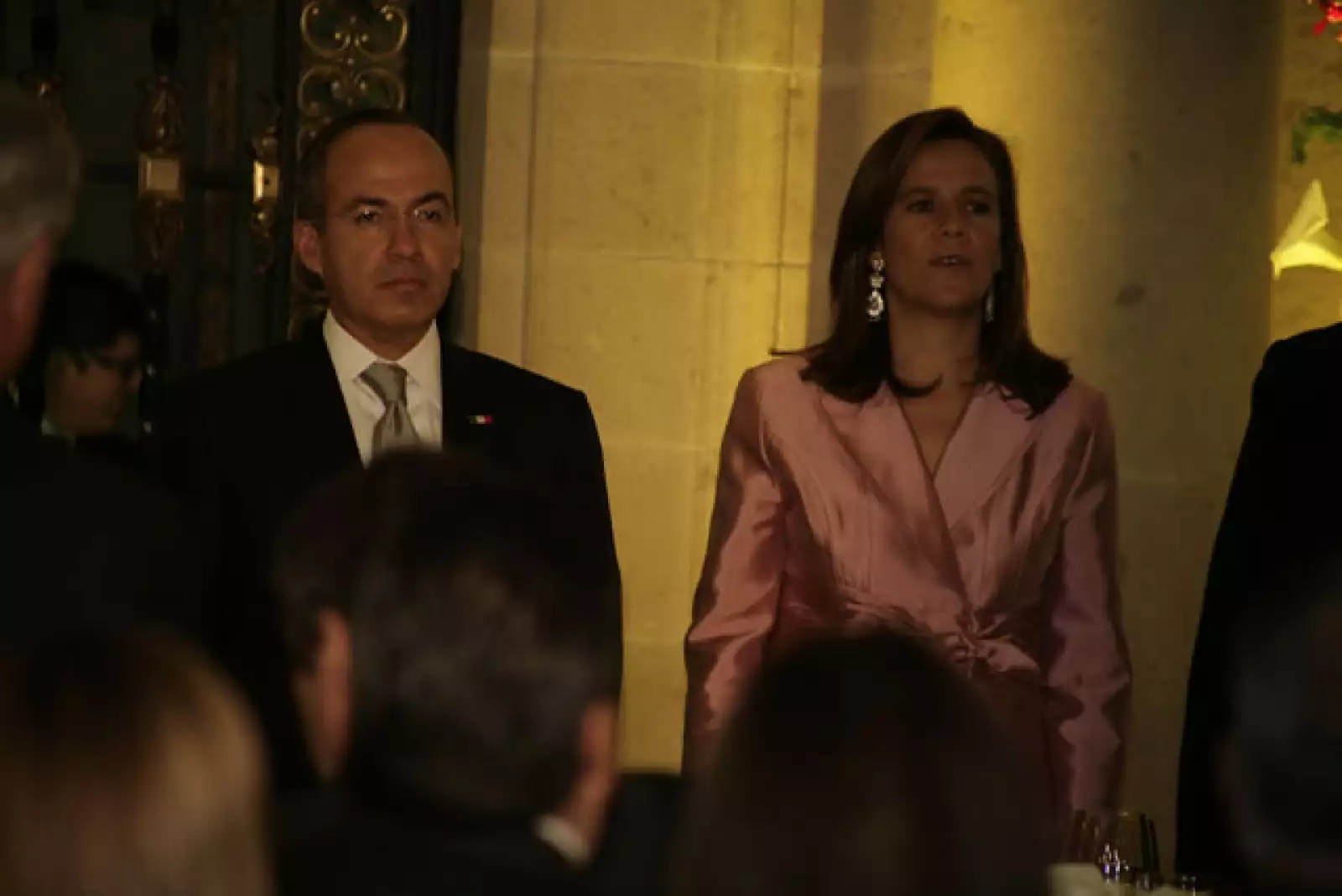 Cena Sarkozy en Palacio Nacional