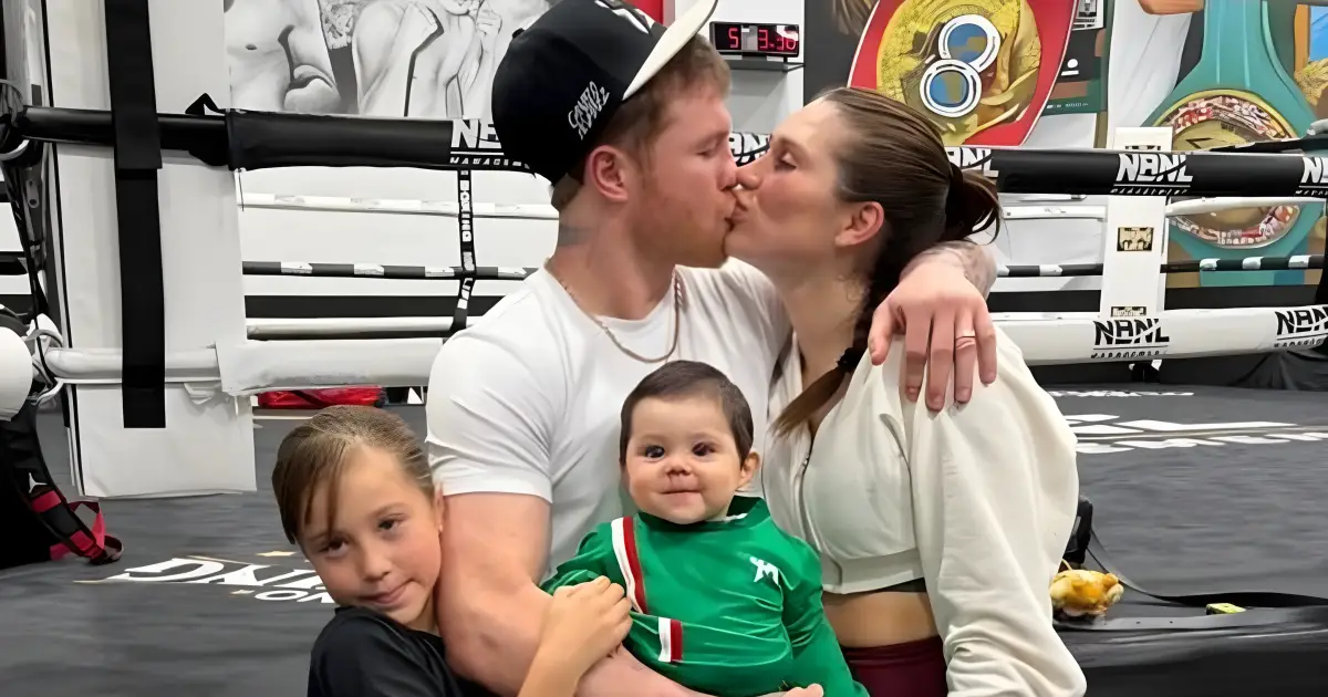 Saúl ‘Canelo’ Álvarez y Fernanda Gómez