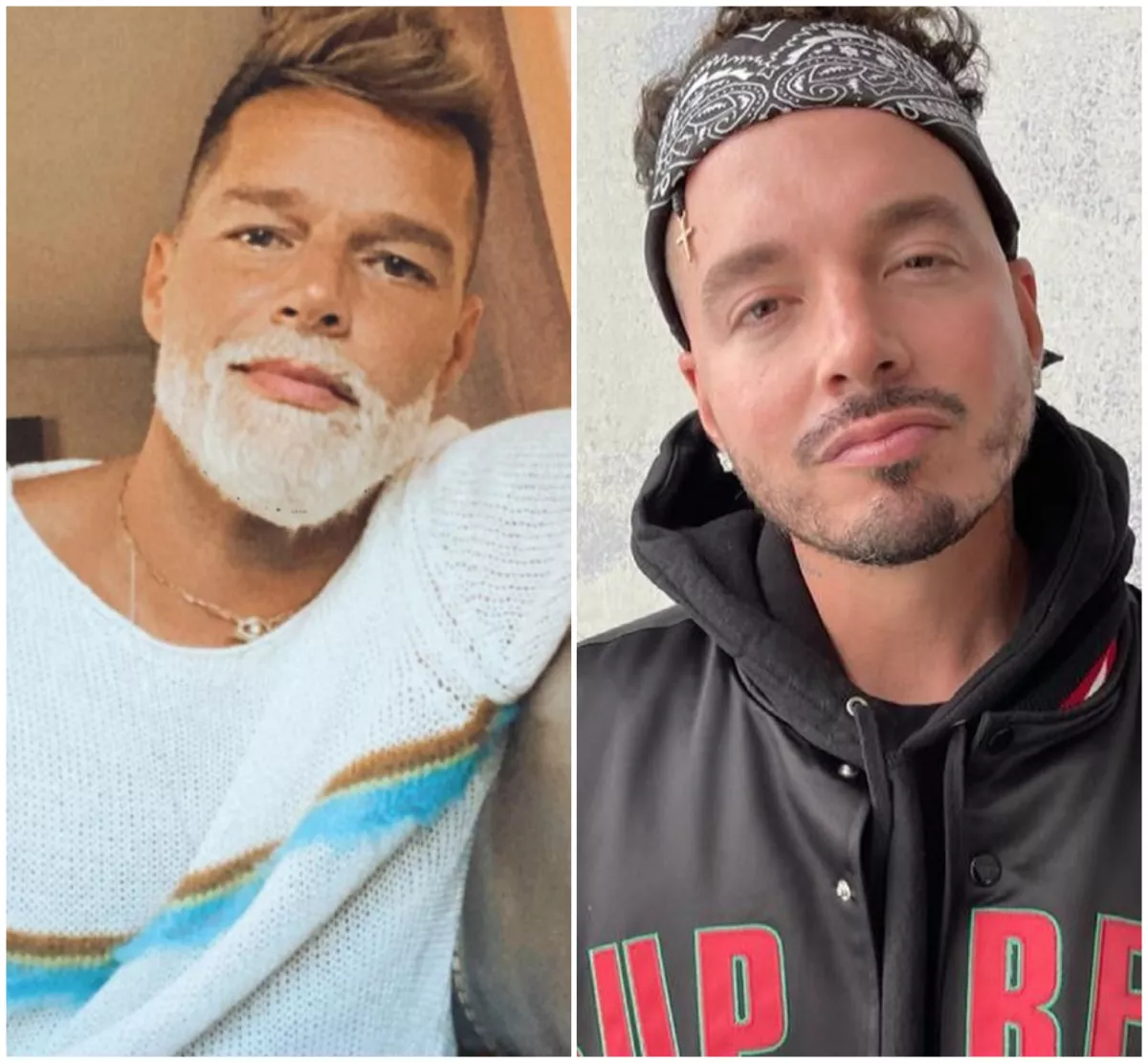 Ricky Martin y J Balvin.