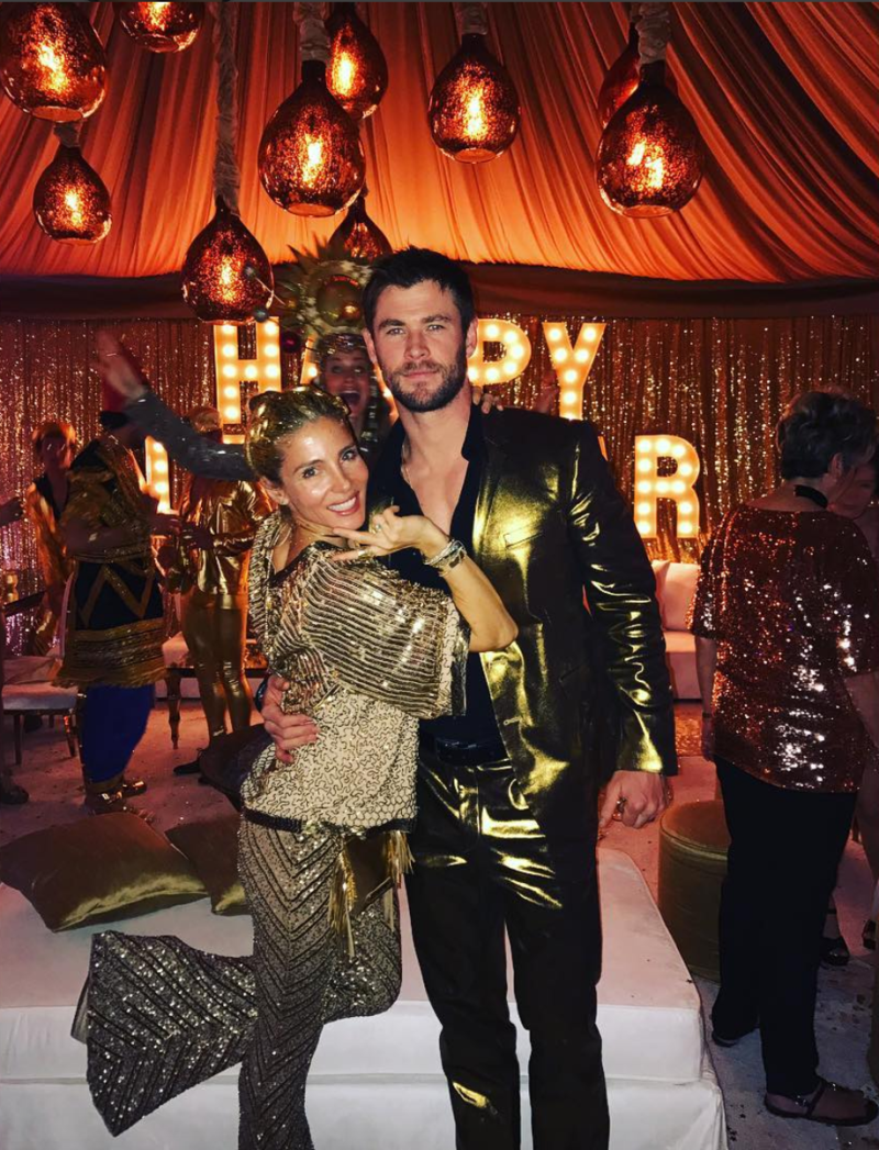Elsa Pataky y Chris Hemsworth