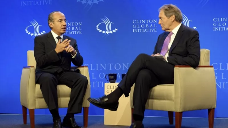 calderon iniciativa clinton