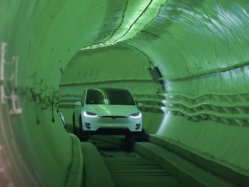 Prototipo del sistema de transporte Hyperloop