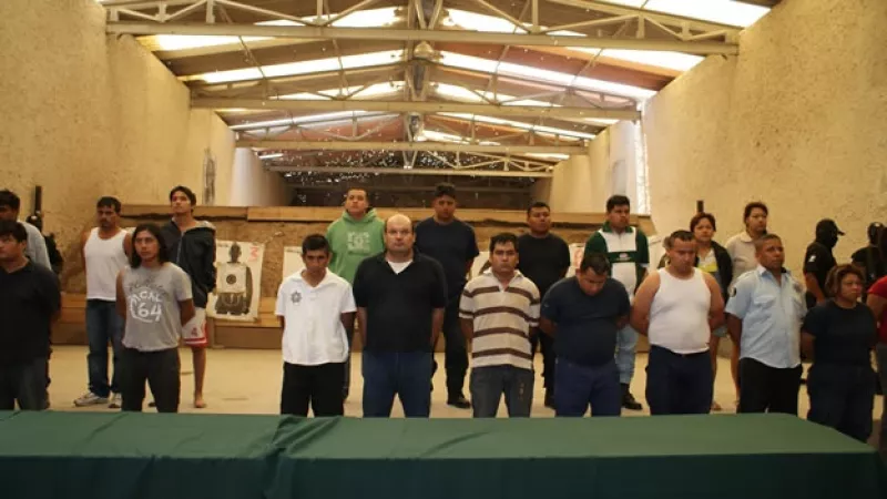 La policía de Hidalgo detiene a policías por nexos con Los Zetas