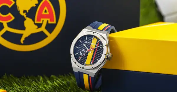 Reloj Bomberg en colaboración con el Club América por su 110 aniversario.