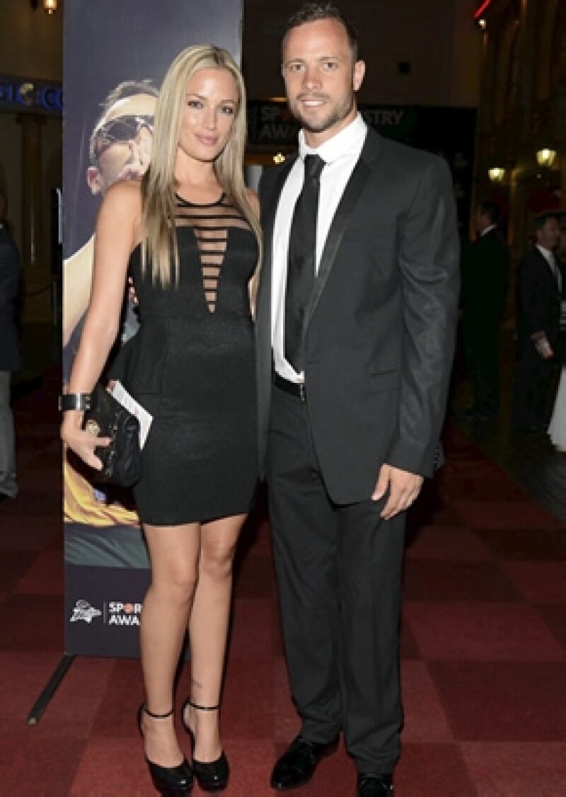 Reeva y Oscar el 7 de febrero de 2013, siete días antes del terrible incidente en el que la modelo perdió la vida.