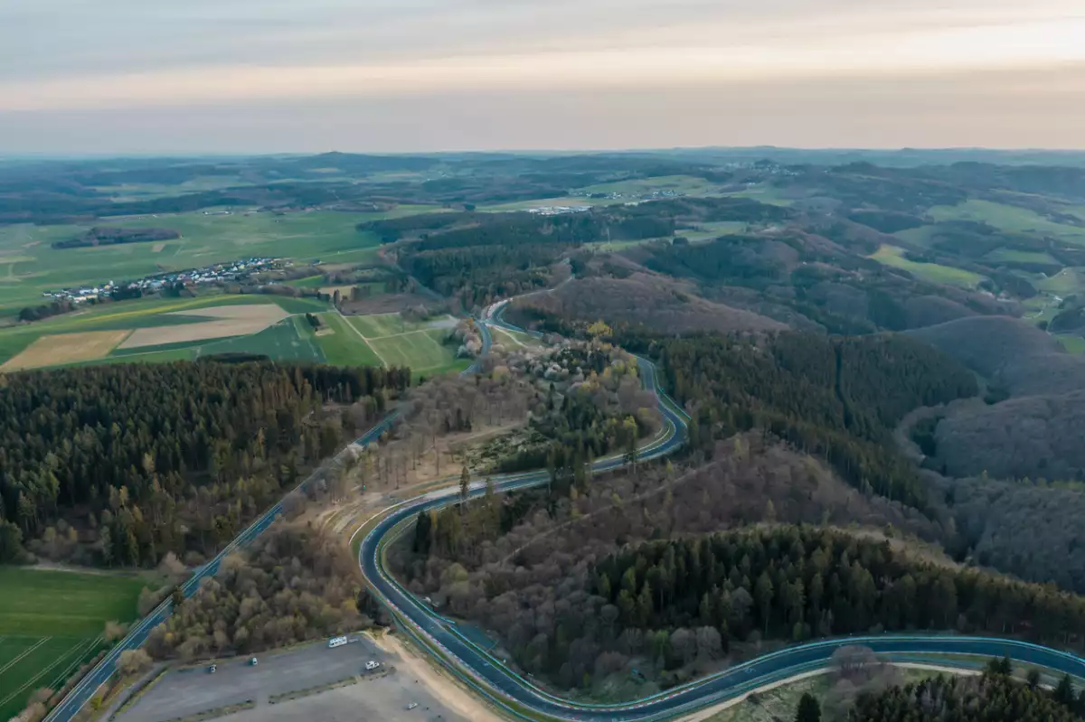 Autosport German race track curves