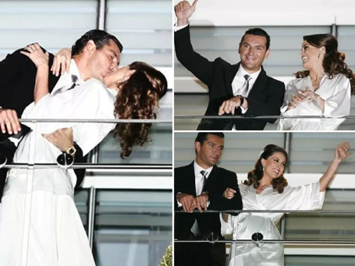 El pasado fin de semana, Jacky y Martin se casaron por el civil. En octubre se casarán por la iglesia.