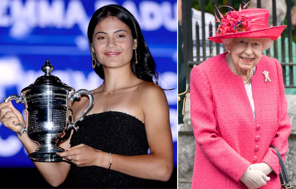 Reina Isabel II felicita a Emma Raducanu