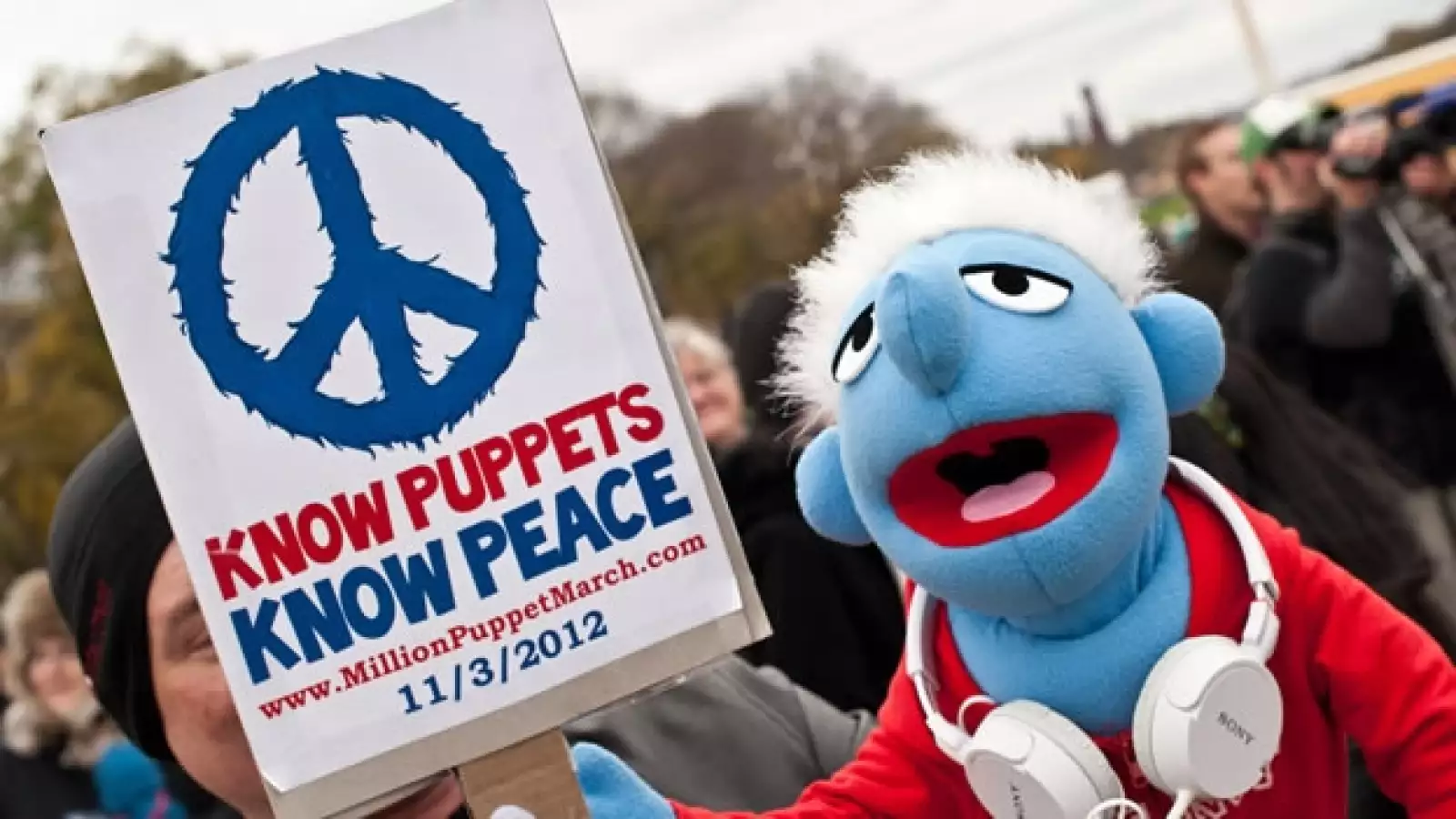 Los muppets marchan en Washington