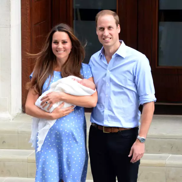 The Duke And Duchess of Cambridge Leave The Lindo Wing With Their Newborn Son