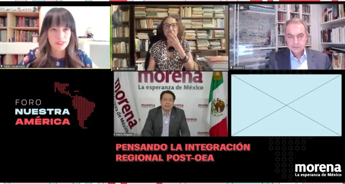 Primera sesión del Foro Nuestra América.