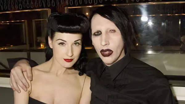Dita Von Teese y Marilyn Manson