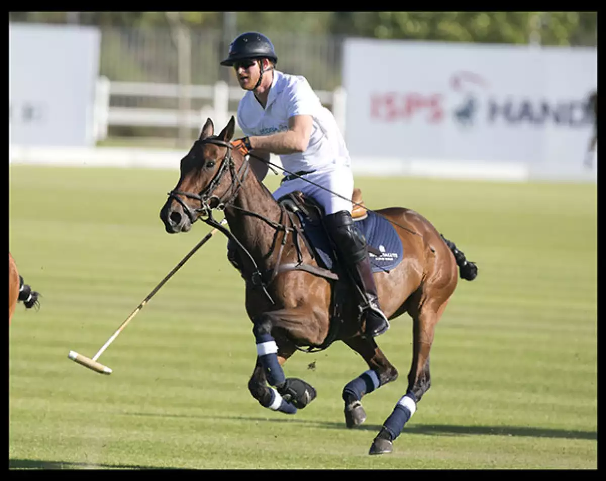 El polo es uno de los deportes favoritos de Harry.