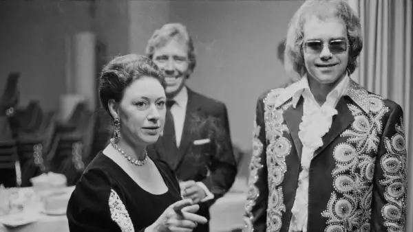 Princesa Margarita y Elton John 